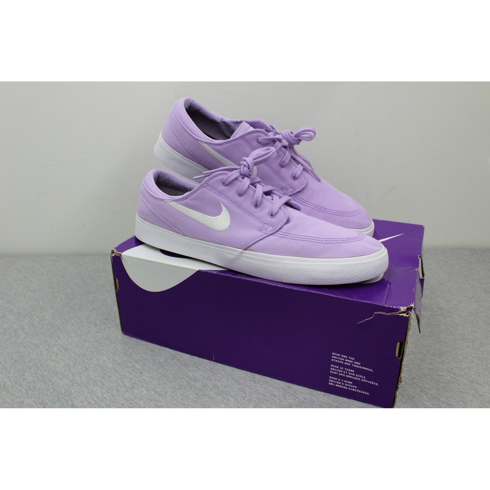 Nike SB Shoes Mens 13 Purple Stefan Janoski Canvas Skate Sneakers AR7718-500